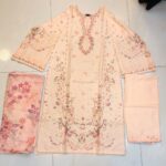3PC Stitch Embroidery Lawn Suit for Women – Elegant Embroidered Dress | Design 69