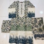 3PC Stitch Embroidery Lawn Suit for Women – Elegant Embroidered Dress | Design 67