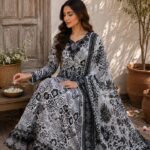 3PC Stitch Embroidery Lawn Suit for Women – Elegant Embroidered Dress | Design 43