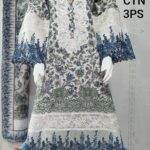 3PC Stitch Embroidery Lawn Suit for Women – Elegant Embroidered Dress | Design 41