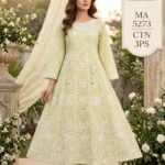 3PC Stitch Embroidery Lawn Suit for Women – Elegant Embroidered Dress | Design 31