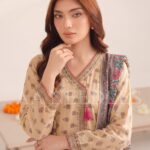 3PC Stitch Embroidery Lawn Suit for Women – Elegant Embroidered Dress | Design 24