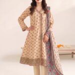 3PC Stitch Embroidery Lawn Suit for Women – Elegant Embroidered Dress | Design 22
