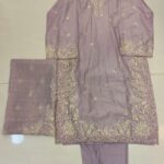 3PC Stitch Embroidery Lawn Suit for Women – Elegant Embroidered Dress | Design 14