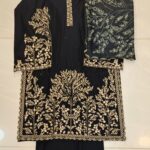 3PC Stitch Embroidery Lawn Suit for Women – Elegant Embroidered Dress | Design 9