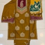 3PC Stitch Embroidery Lawn Suit for Women – Elegant Embroidered Dress | Design 5