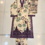 3PC Stitch Embroidery Lawn Suit for Women – Elegant Embroidered Dress | Design 91