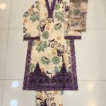 3PC Stitch Embroidery Lawn Suit for Women – Elegant Embroidered Dress | Design 89