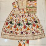3PC Stitch Embroidery Lawn Suit for Women – Elegant Embroidered Dress | Design 87