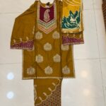 3PC Stitch Embroidery Lawn Suit for Women – Elegant Embroidered Dress | Design 86