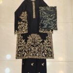 3PC Stitch Embroidery Lawn Suit for Women – Elegant Embroidered Dress | Design 77