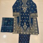 3PC Stitch Embroidery Lawn Suit for Women – Elegant Embroidered Dress | Design 79