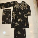 3PC Stitch Embroidery Lawn Suit for Women – Elegant Embroidered Dress | Design 73