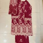 3PC Stitch Embroidery Lawn Suit for Women – Elegant Embroidered Dress | Design 71