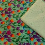 2PC Unstitched Embroidered Suit for Women – Premium Fabric | Design 24