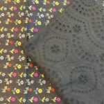 2PC Unstitched Embroidered Suit for Women – Premium Fabric | Design 22