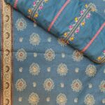 2PC Unstitched Embroidered Suit for Women – Premium Fabric | Design 13
