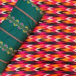 2PC Unstitched Embroidered Suit for Women – Premium Fabric | Design 7