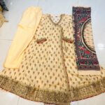 3PC Stitch Embroidery Suit for Women – Premium Ready to Wear | Design 13