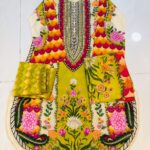 3PC Stitch Embroidery Suit for Women – Premium Ready to Wear | Design 1