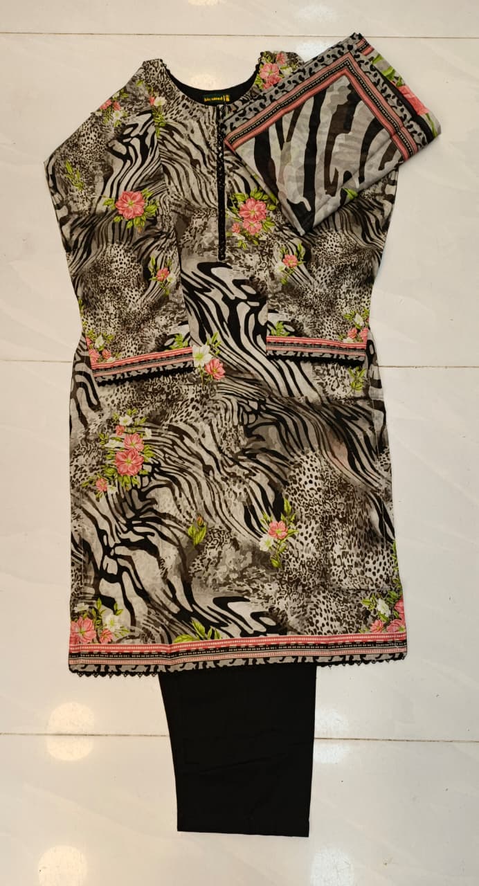 WhatsApp Image 2026-07-02 at 1.46.42 PM Bin Saeed Readymade 3-Piece Printed Lawn Suit - Image 1