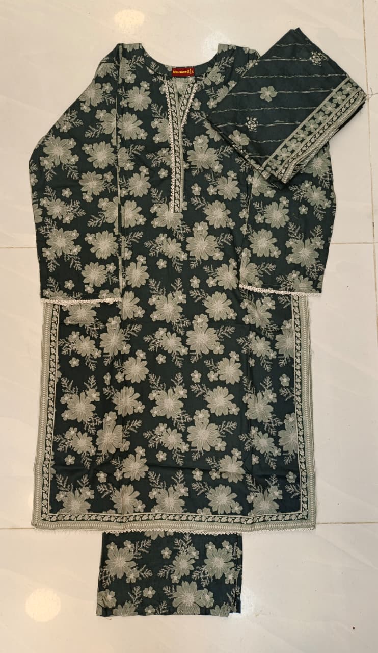 WhatsApp Image 2026-07-02 at 1.46.48 PM Bin Saeed Readymade 3-Piece Printed Lawn Suit - Image 1