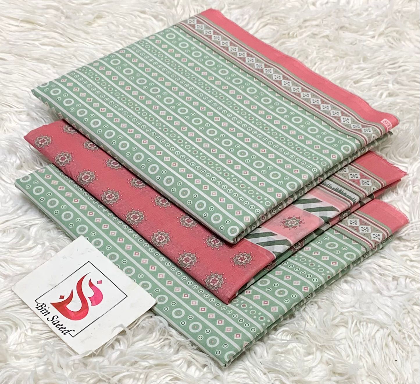 WhatsApp Image 2026-07-02 at 8.16.48 PM (1) Bin Saeed Elegance Unstitched 3-Pc Lawn Suit - Image 1