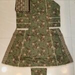 Bin Saeed Premium Printed Stitched 3-Piece Lawn Suit