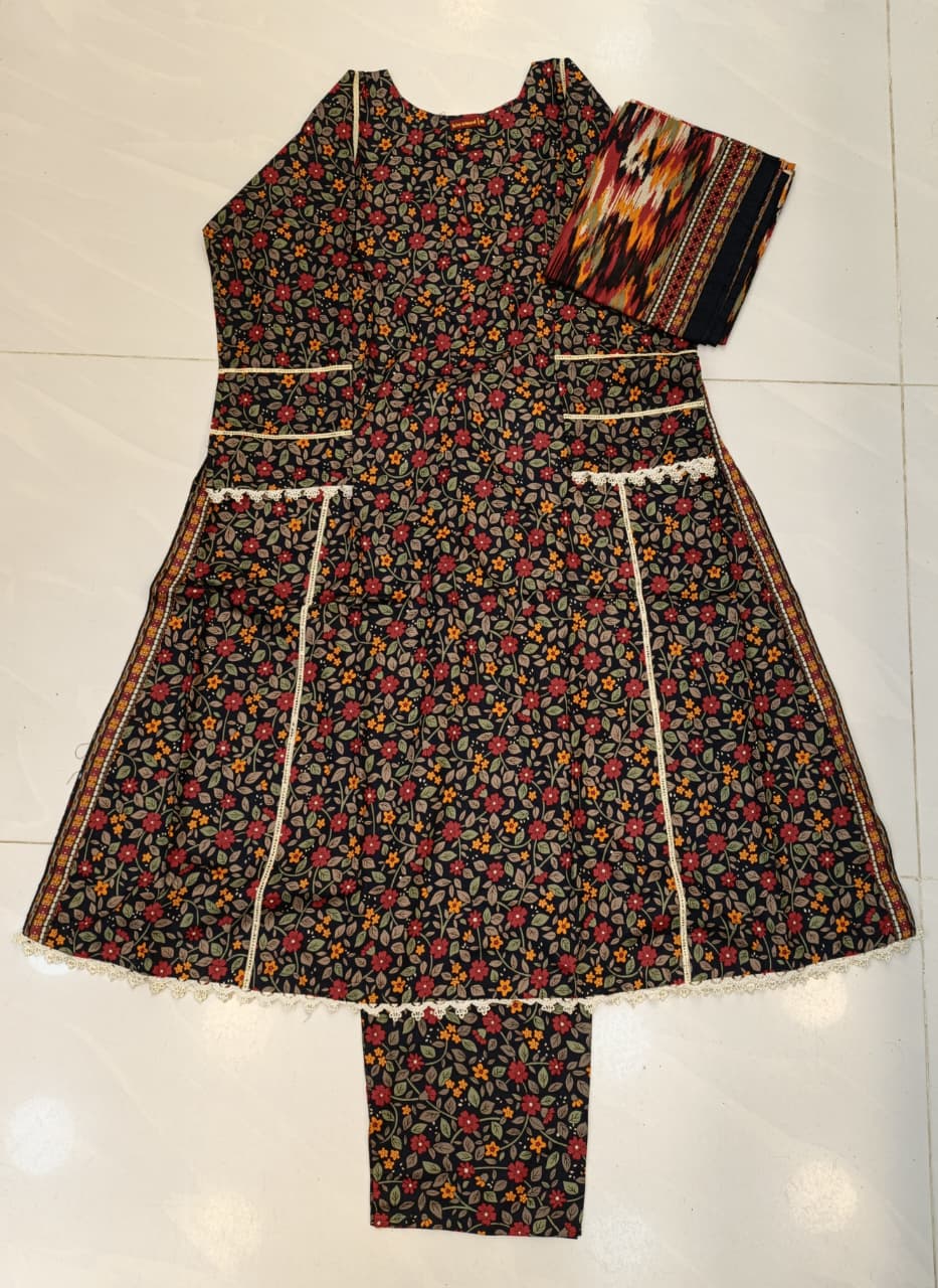 WhatsApp Image 2026-07-03 at 5.42.49 PM Bin Saeed Premium Printed Stitched 3-Piece Lawn Suit - Image 1