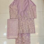 Premium Stitched 3-Piece Embroidered Lawn Suit