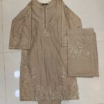 Premium Stitched 3-Piece Embroidered Lawn Suit