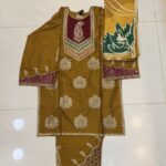 Premium Stitched 3-Piece Embroidered Lawn Suit