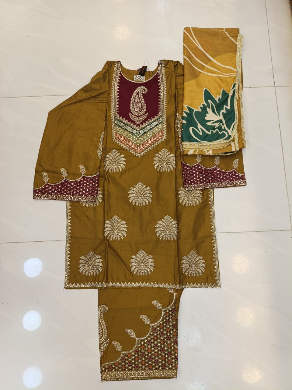 WhatsApp Image 2026-07-04 at 12.23.31 PM Premium Stitched 3-Piece Embroidered Lawn Suit - Image 1