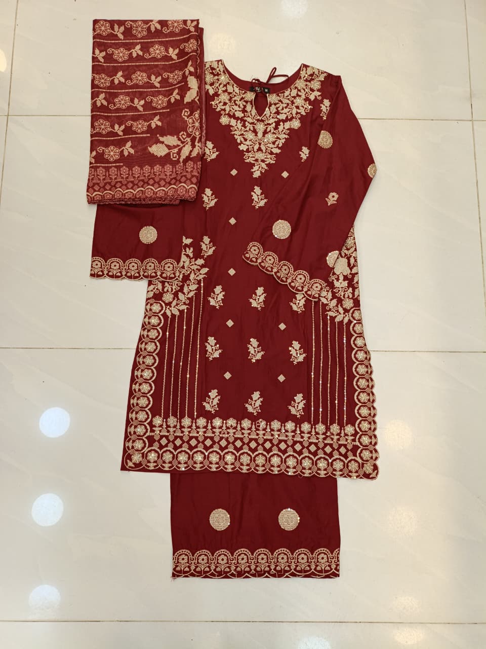 WhatsApp Image 2026-07-04 at 12.23.32 PM Premium Stitched 3-Piece Embroidered Lawn Suit - Image 1