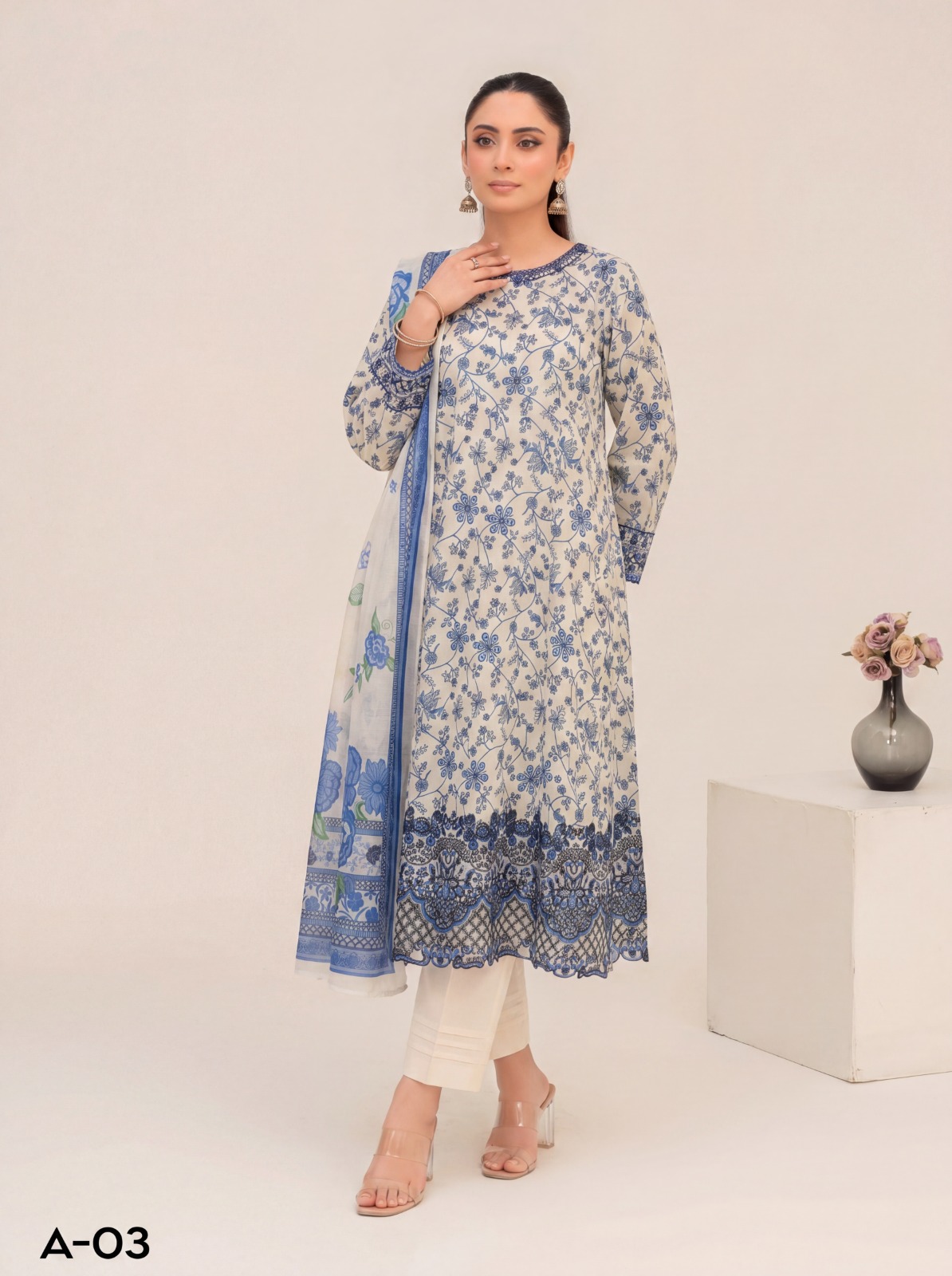 WhatsApp Image 2026-07-04 at 12.25.08 PM Premium Stitched 3-Piece Embroidered Lawn Suit - Image 1