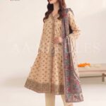 Premium Stitched 3-Piece Embroidered Lawn Suit
