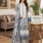 Premium Stitched 3-Piece Embroidered Lawn Suit