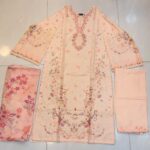 Premium Stitched 3-Piece Embroidered Lawn Suit