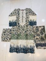 Premium Stitched 3-Piece Embroidered Lawn Suit - Image 2