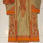 Embroidered Kashmiri Tanka 3-Piece Suit with Printed Dupatta
