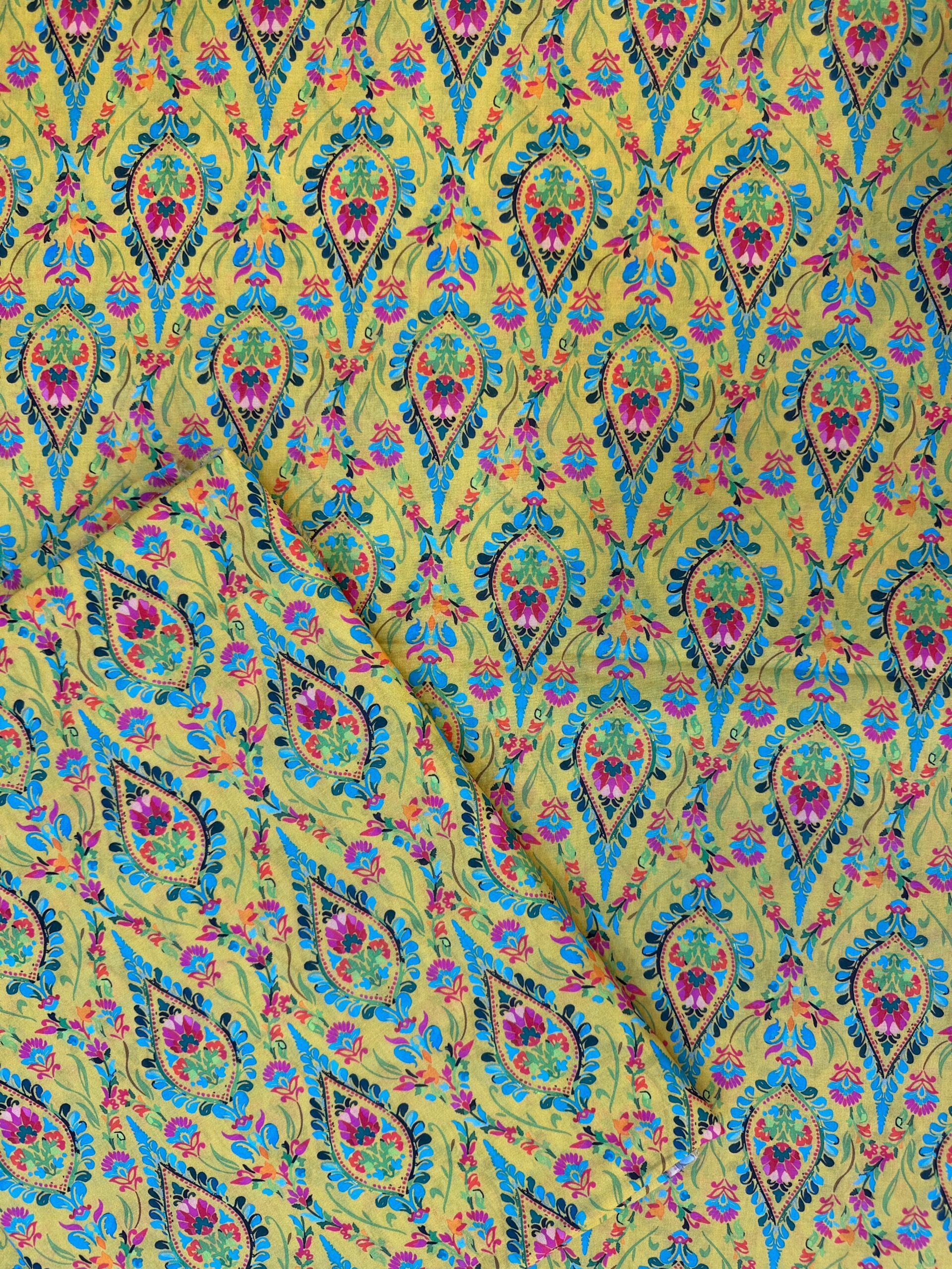 WhatsApp Image 2026-07-08 at 6.42.09 PM Piece Unstitched Floral Printed Lawn Suit - Image 1