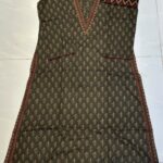 Bin Saeed 3PC Stitched Lawn Suit – Maria B Inspired A-Line Style with V-Shape Neck 2