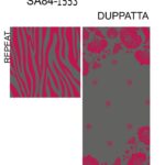 Elegant Printed 3 Piece Lawn Suit with  Chiffon Dupatta