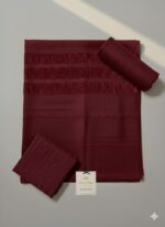 3 Piece Marina Suit, Velvet Apling – Premium Unstitched Winter Collection