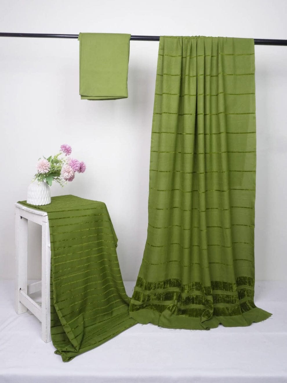 WhatsApp Image 2026-07-29 at 6.51.45 PM 3 Piece Marina Suit, Velvet Apling – Premium Unstitched Winter Collection - Image 1
