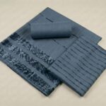 3 Piece Marina Suit, Velvet Apling – Premium Unstitched Winter Collection