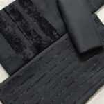 3 Piece Marina Suit, Velvet Apling – Premium Unstitched Winter Collection