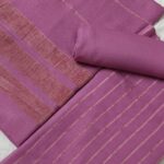 3 Piece Marina Suit, Velvet Apling – Premium Unstitched Winter Collection