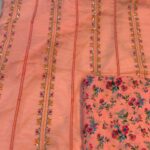 Piece Embroidered Lawn Suit with Printed Trouser