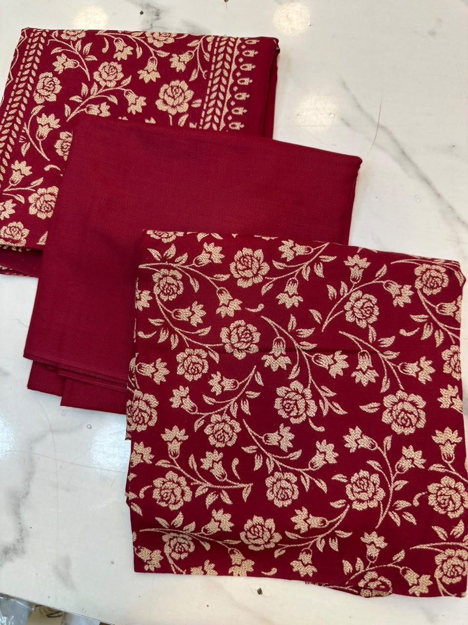 WhatsApp Image 2026-08-08 at 6.30.33 PM (1) Elegant Floral & Geometric Printed 3-Piece Suit Fabric Set (Copy) - Image 1
